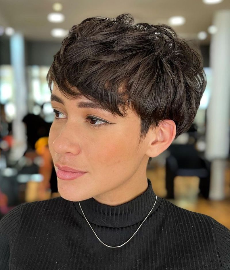 Layered Pixie with Fringe