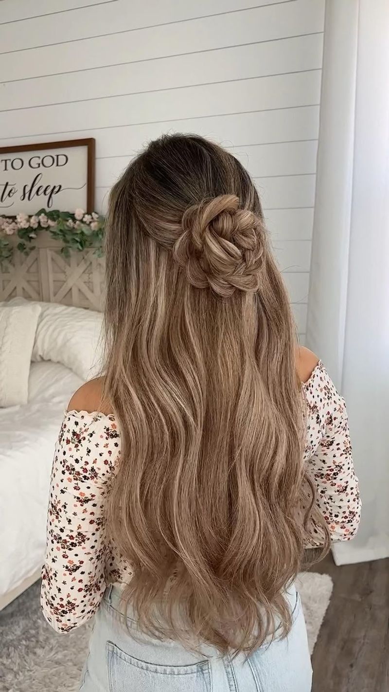Half-Up Bun