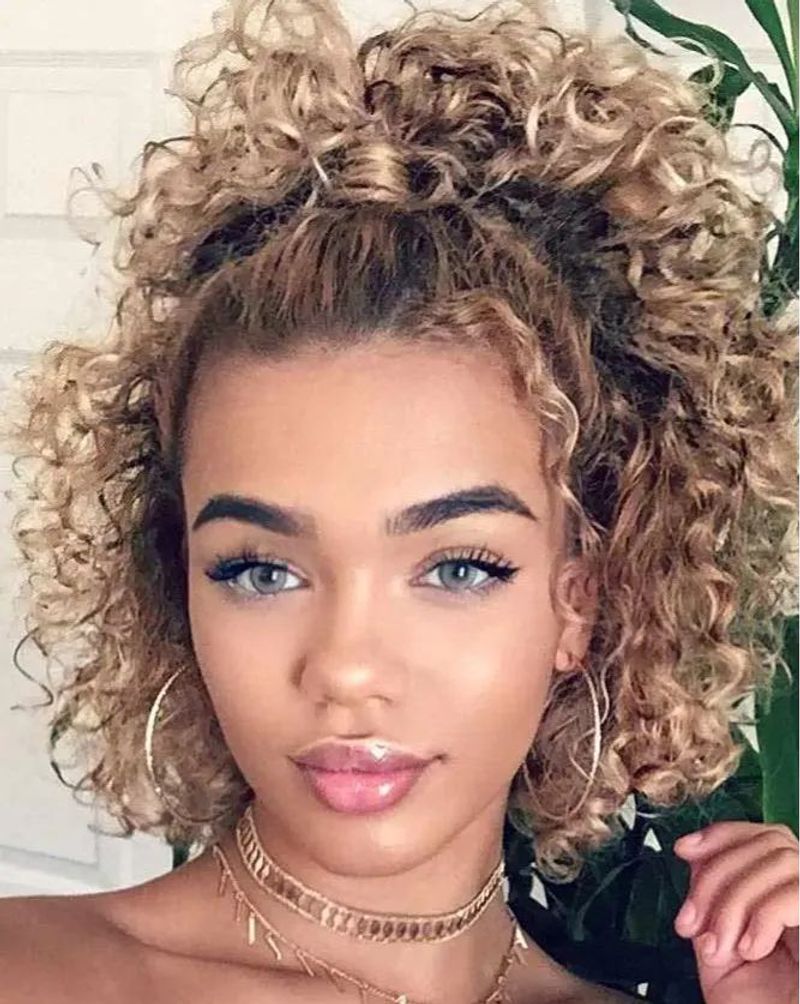 Half-Up Curls
