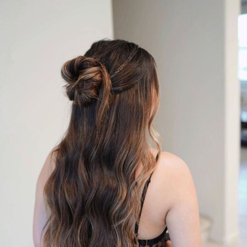 Half-Up Top Knot