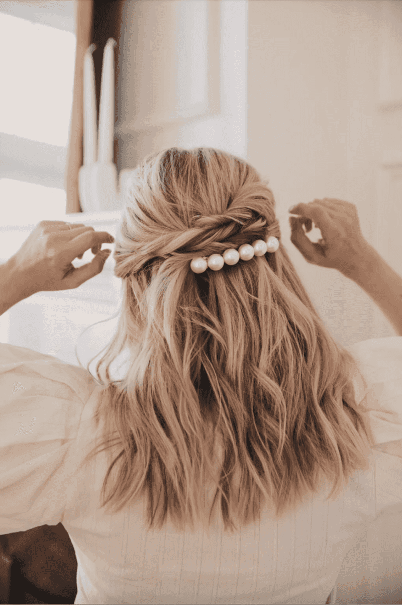 Half-Up Twisted Crown