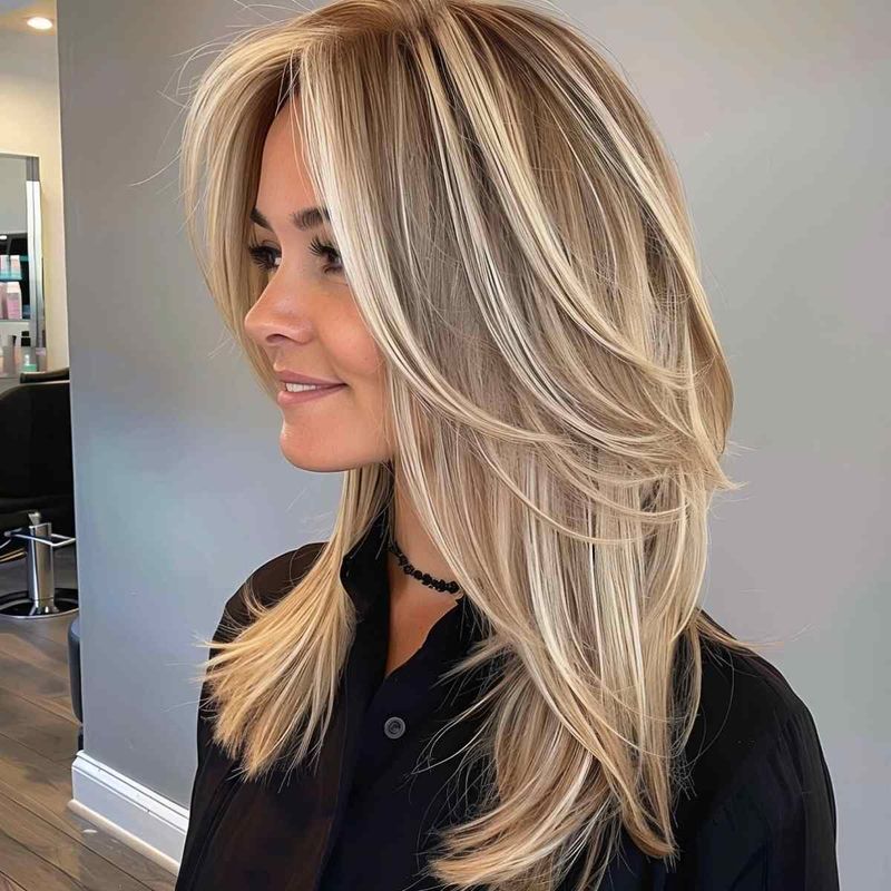 Layered Shoulder-Length Cut