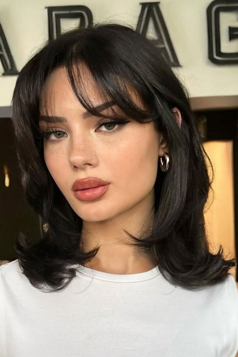 70s Inspired Wispy Bangs