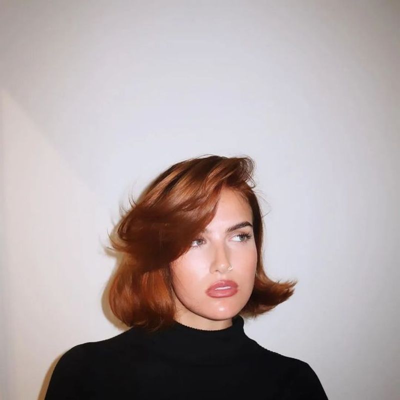 Italian Bob with Wispy Ends