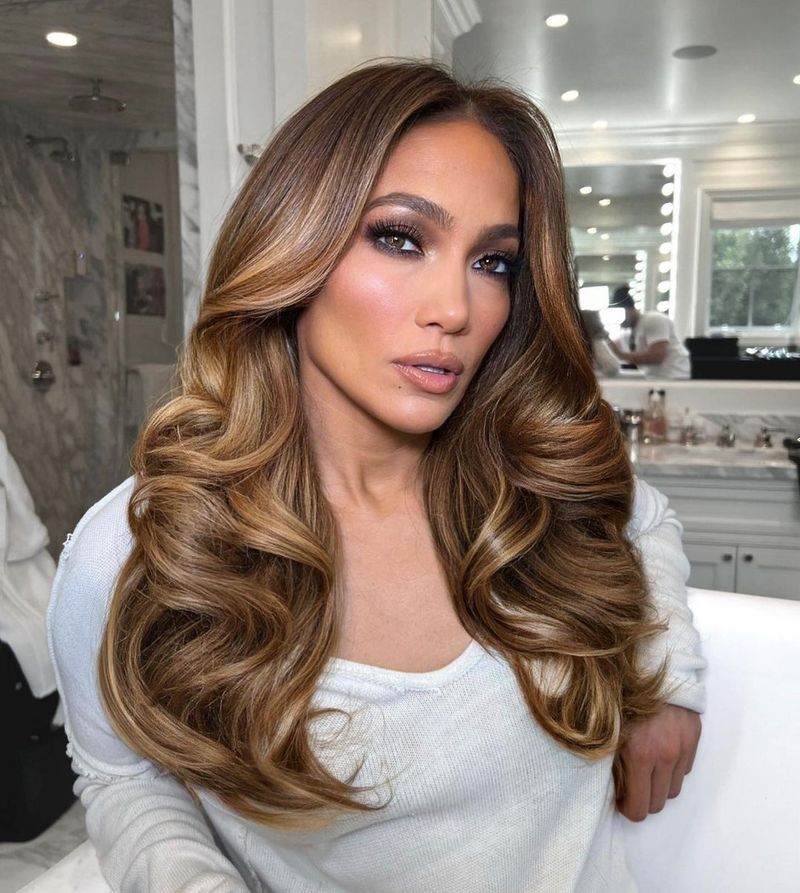Jennifer Lopez's Voluminous Blowout