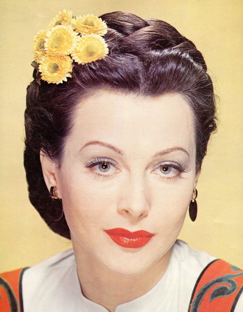 Hedy Lamarr’s Elegant Updo