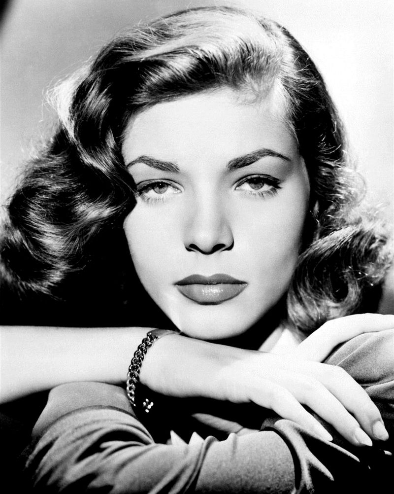 Lauren Bacall's Sleek Waves