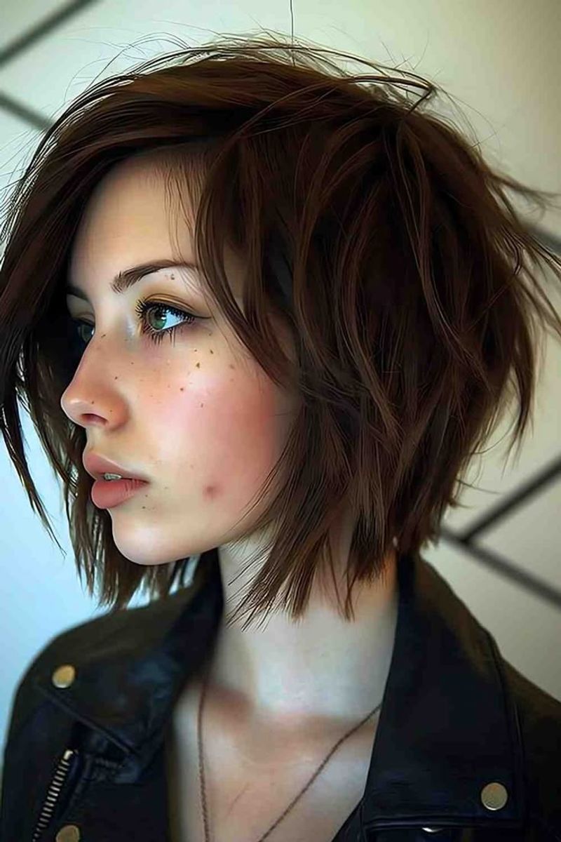 Razor Cut Layered Bob