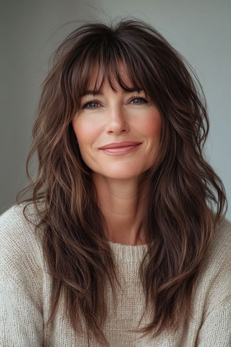 Layered Cut with Bangs
