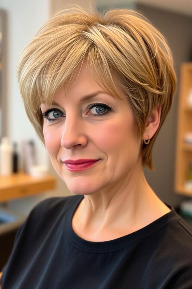 Layered Pixie Cut
