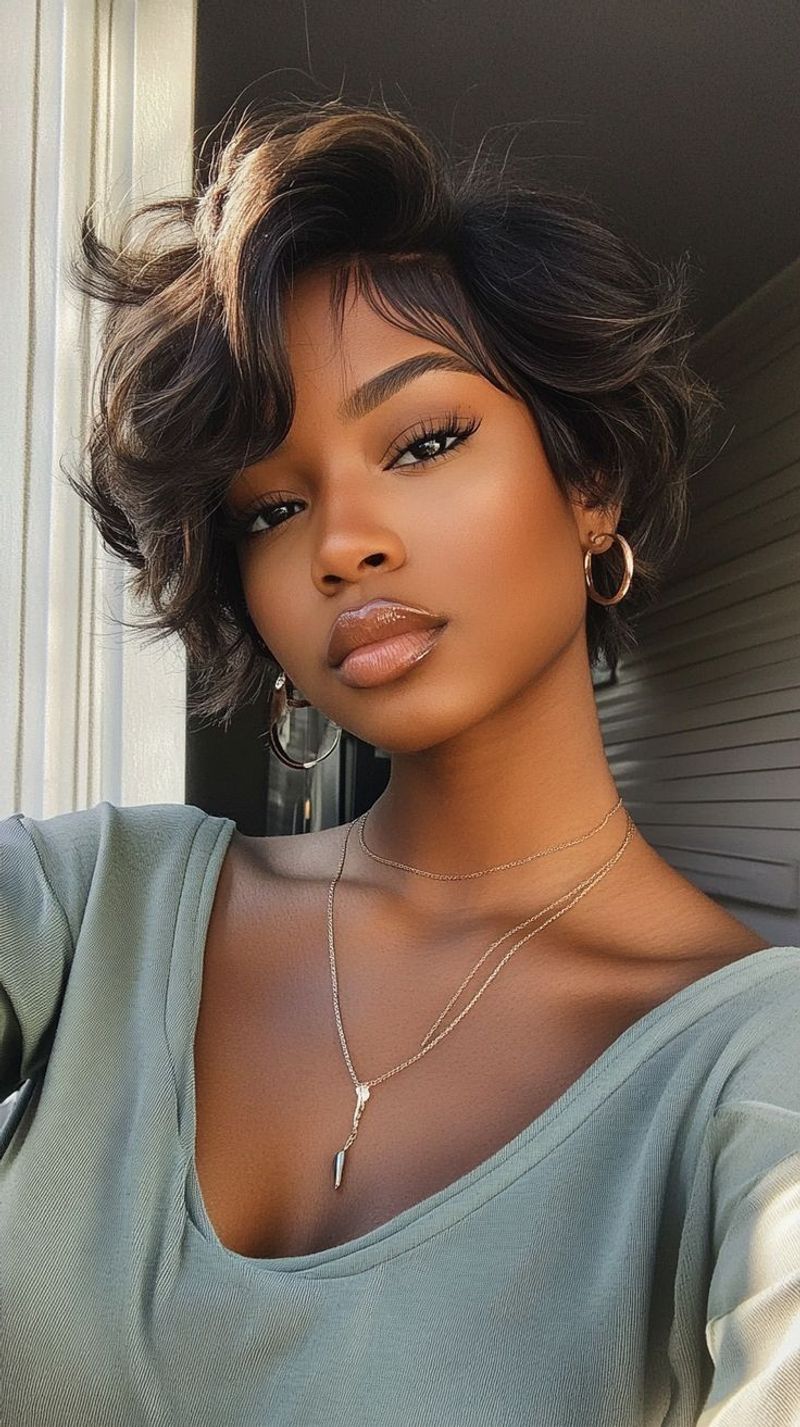 Layered Pixie Cut