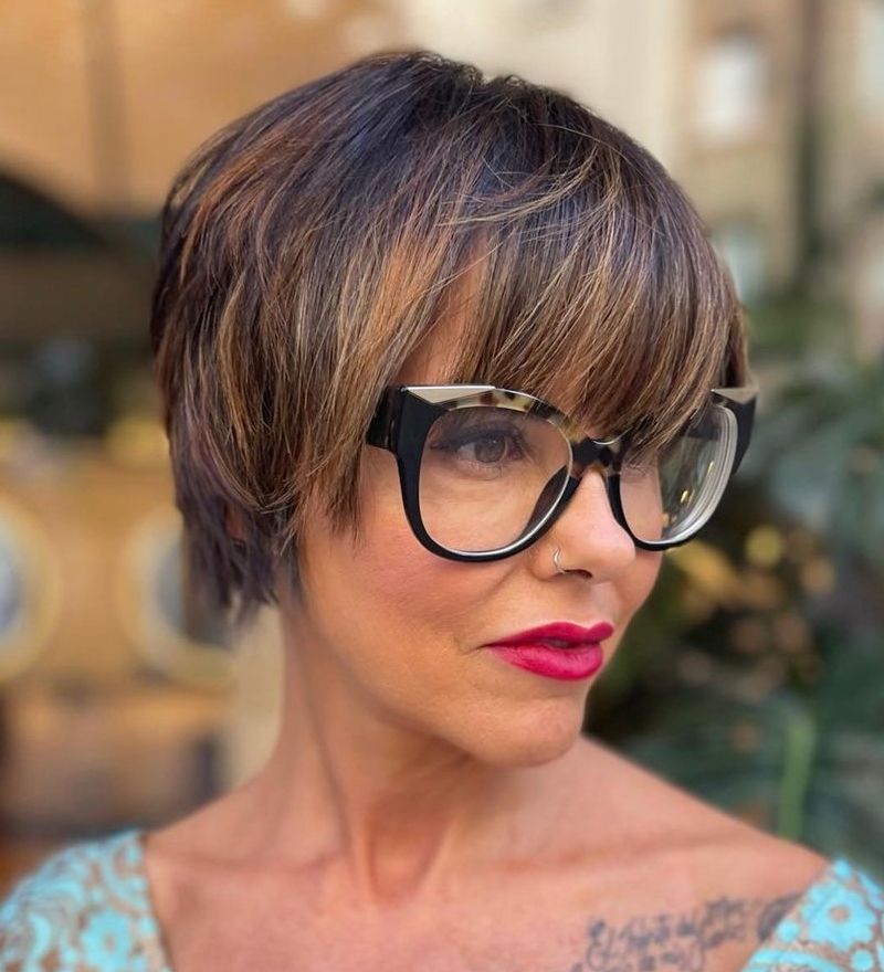 Wispy Bangs Shaggy Pixie