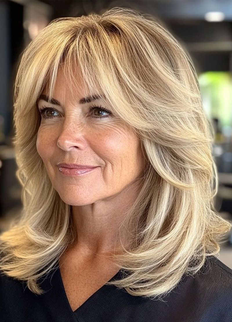 Layered Shoulder-Length Cut