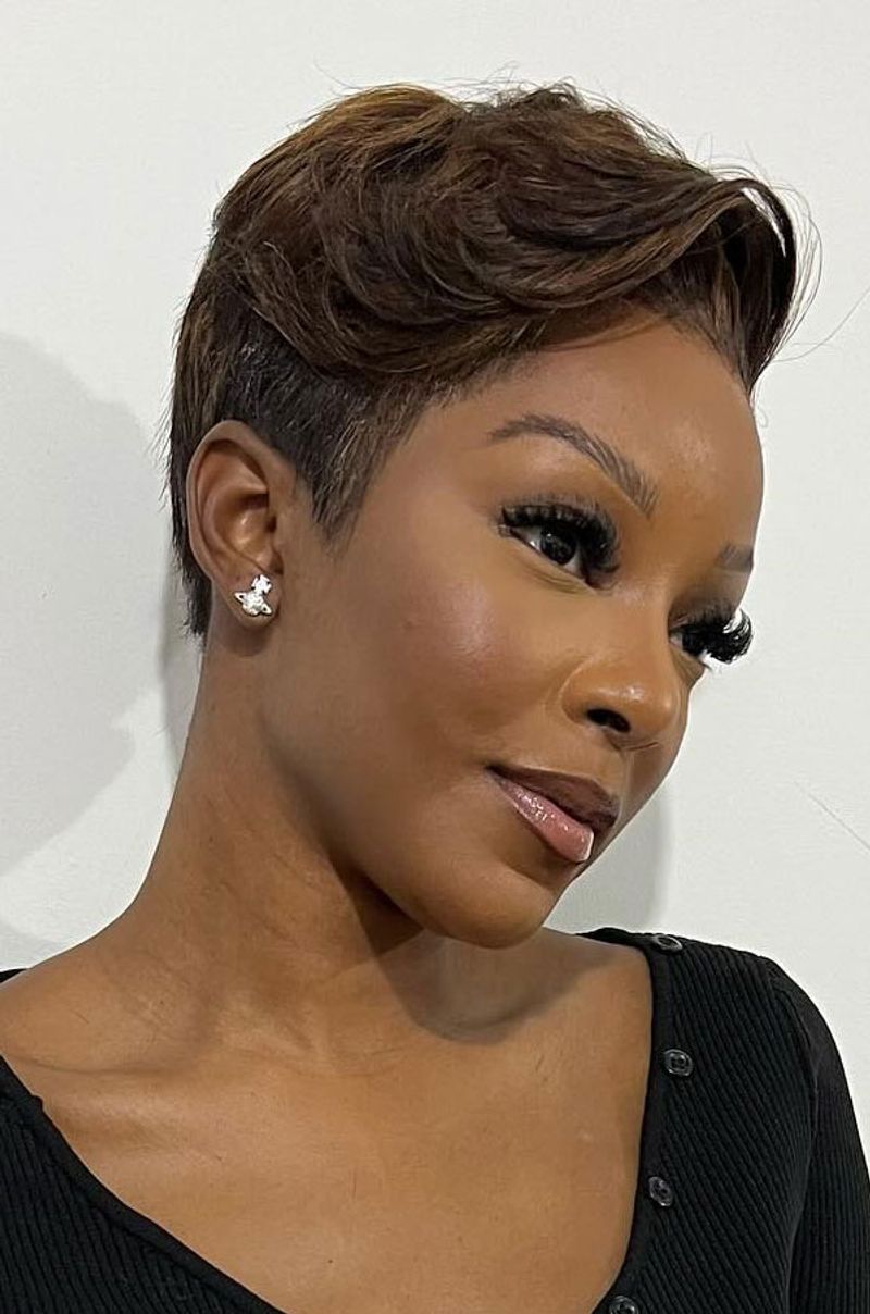 Layered Tapered Cut