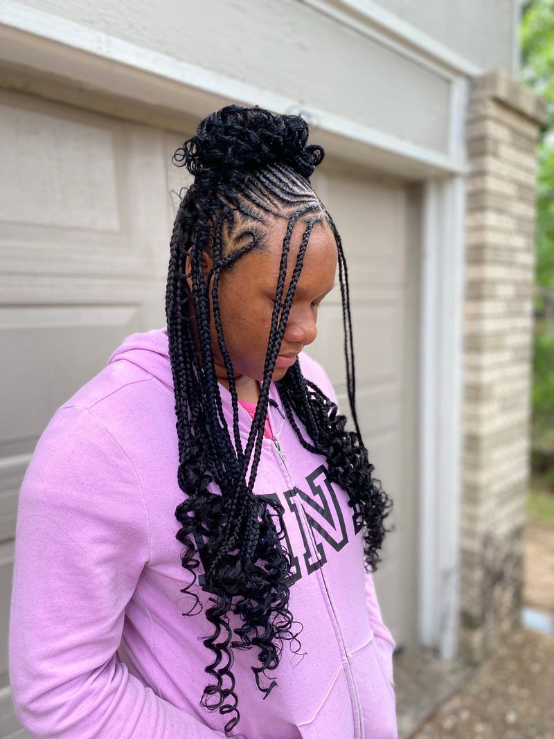 Long Tribal Braids