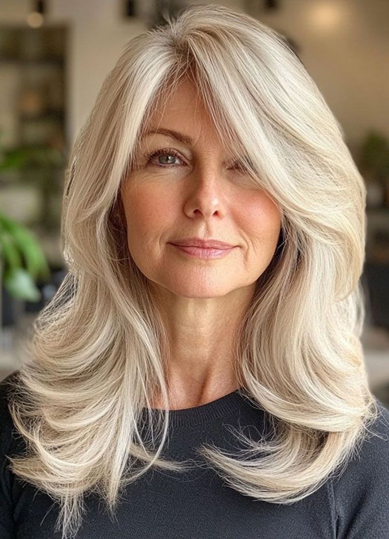 Layered Cut with Side Part