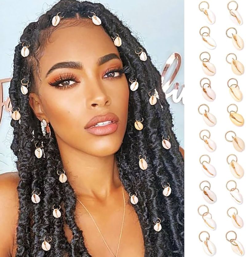 Mermaid Twist with Shell Beads