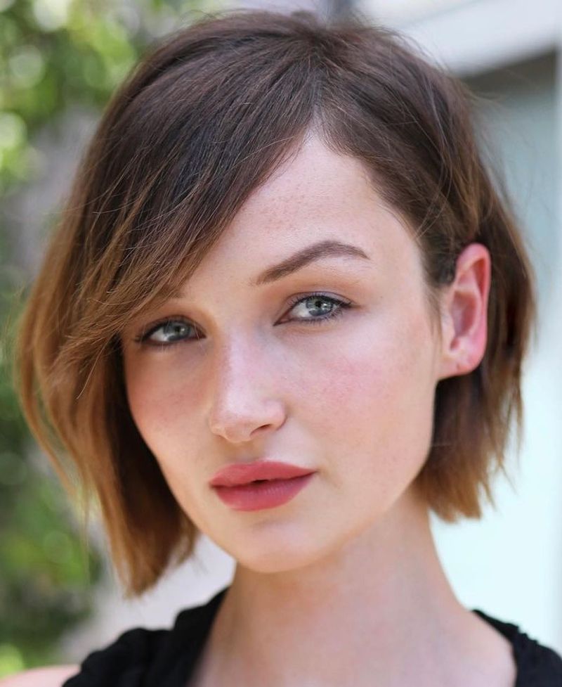 Side-Swept Bangs