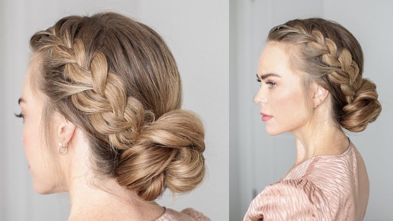 Regal Rope Braid Bun