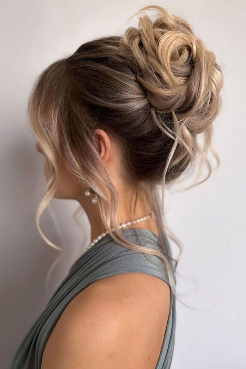 Messy Layered Bun