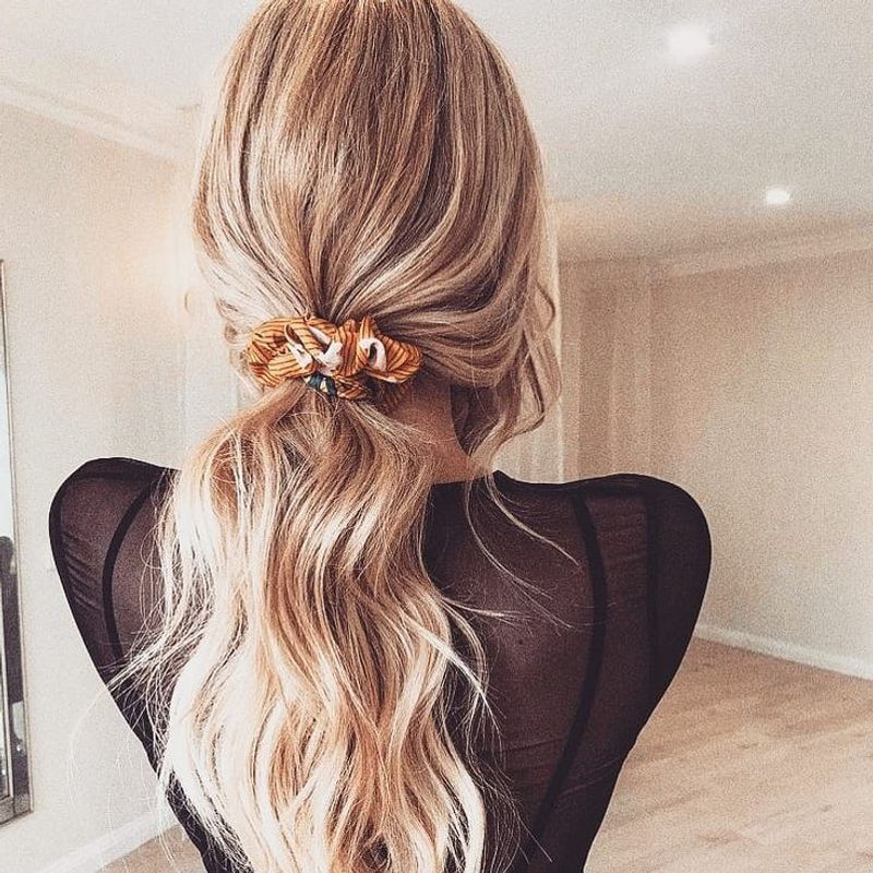 Messy Low Ponytail