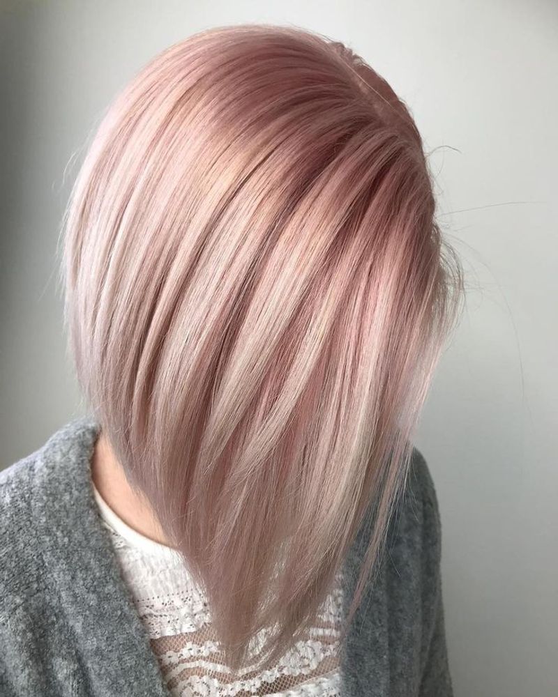 Metallic Rose Bob