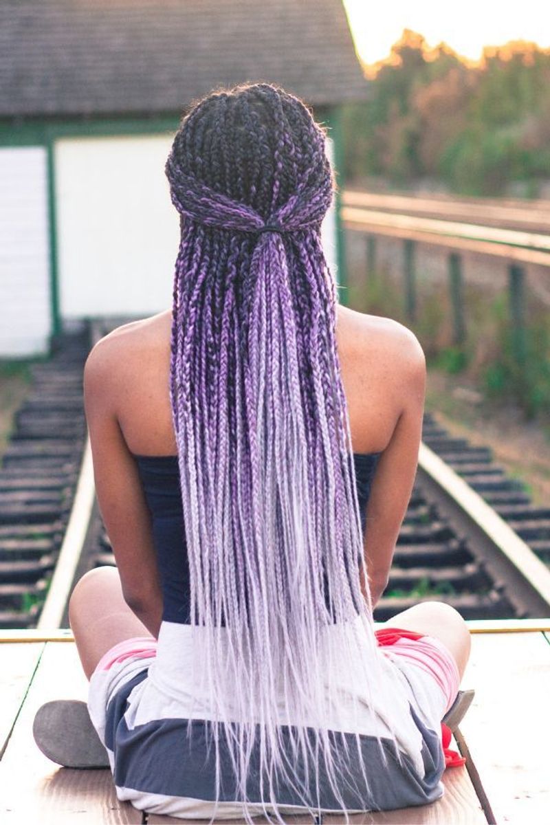 Ombre Box Braids