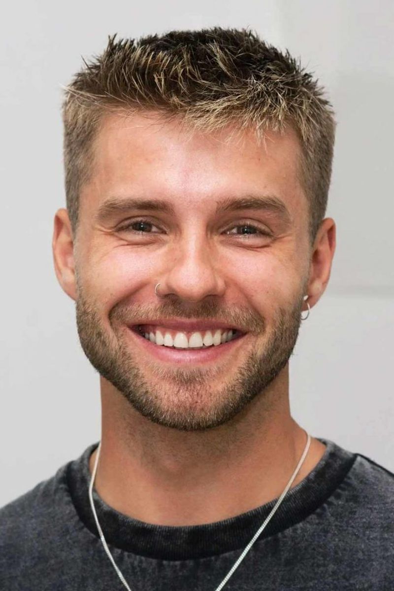 Minimalist Spiky Crew Cut