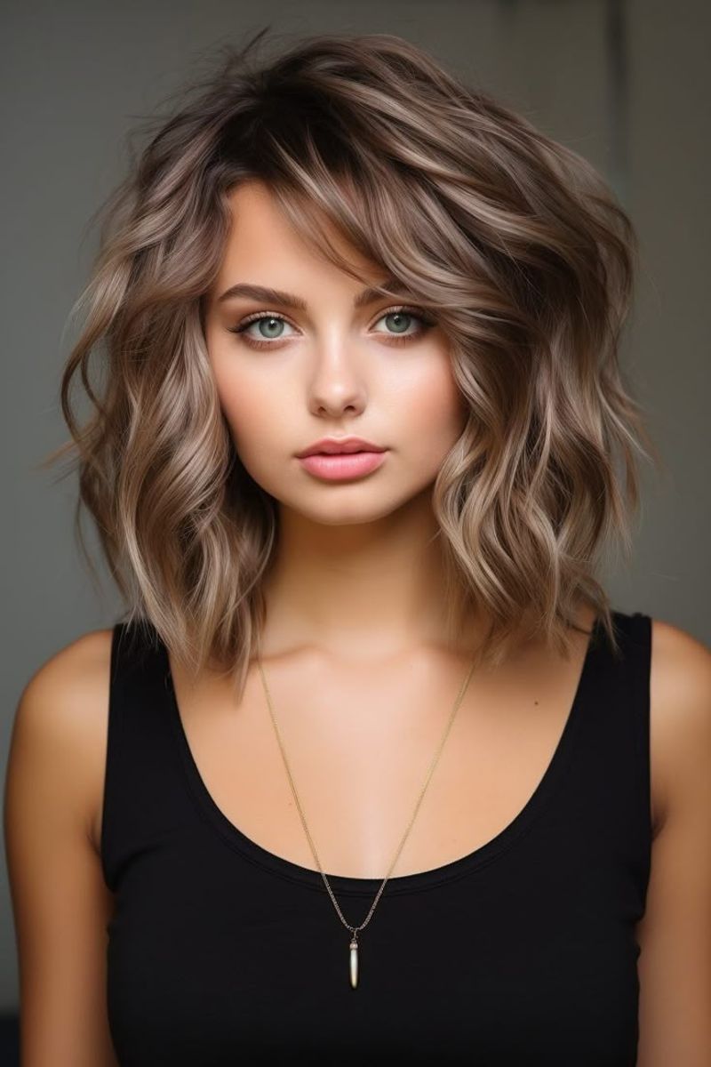 Modern Shaggy Bob