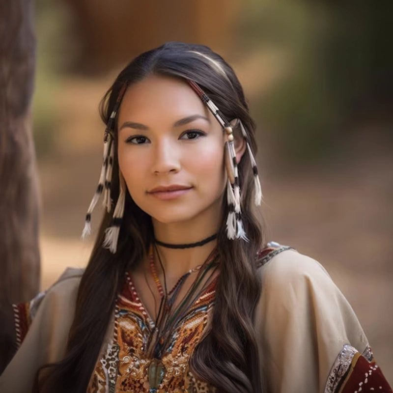 Native American Feathered Braid
