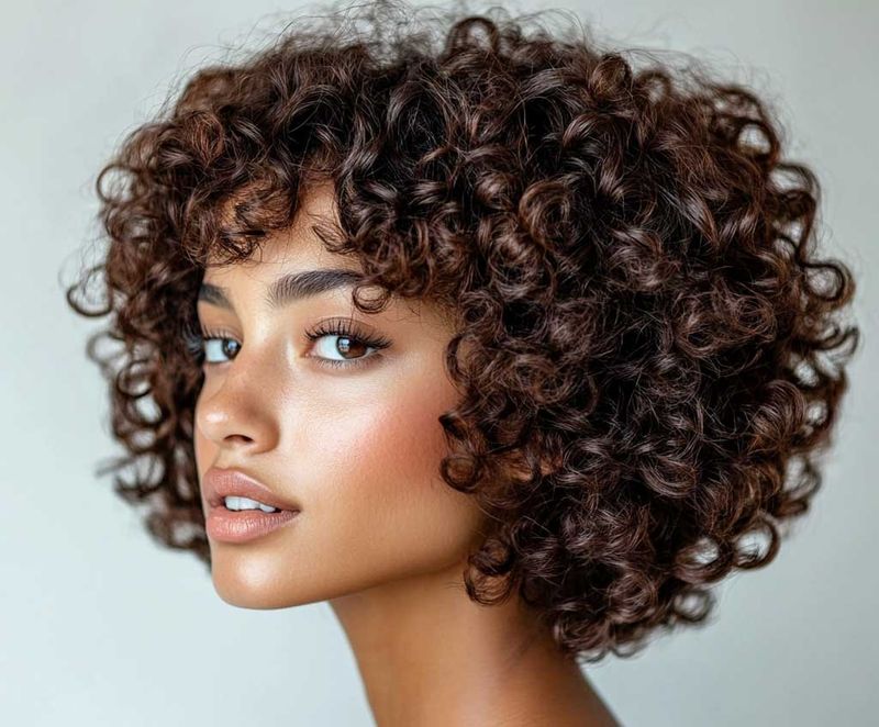 Natural Curls with Shine