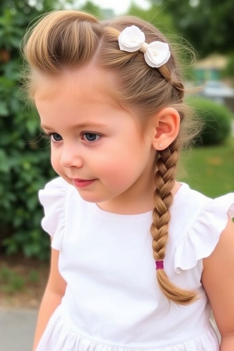 Peach Blossom Pigtails