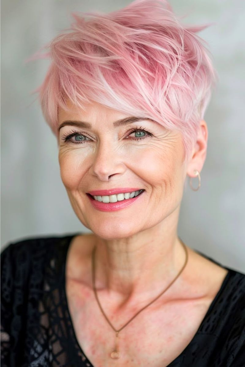 Pastel Pink Highlights