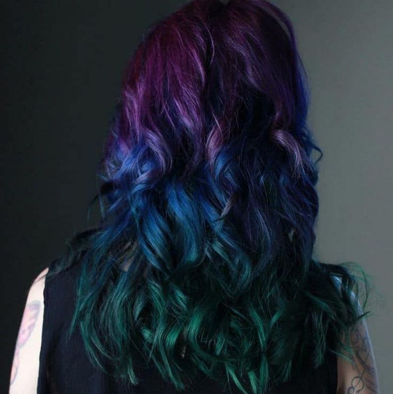 Peacock Feather Hair