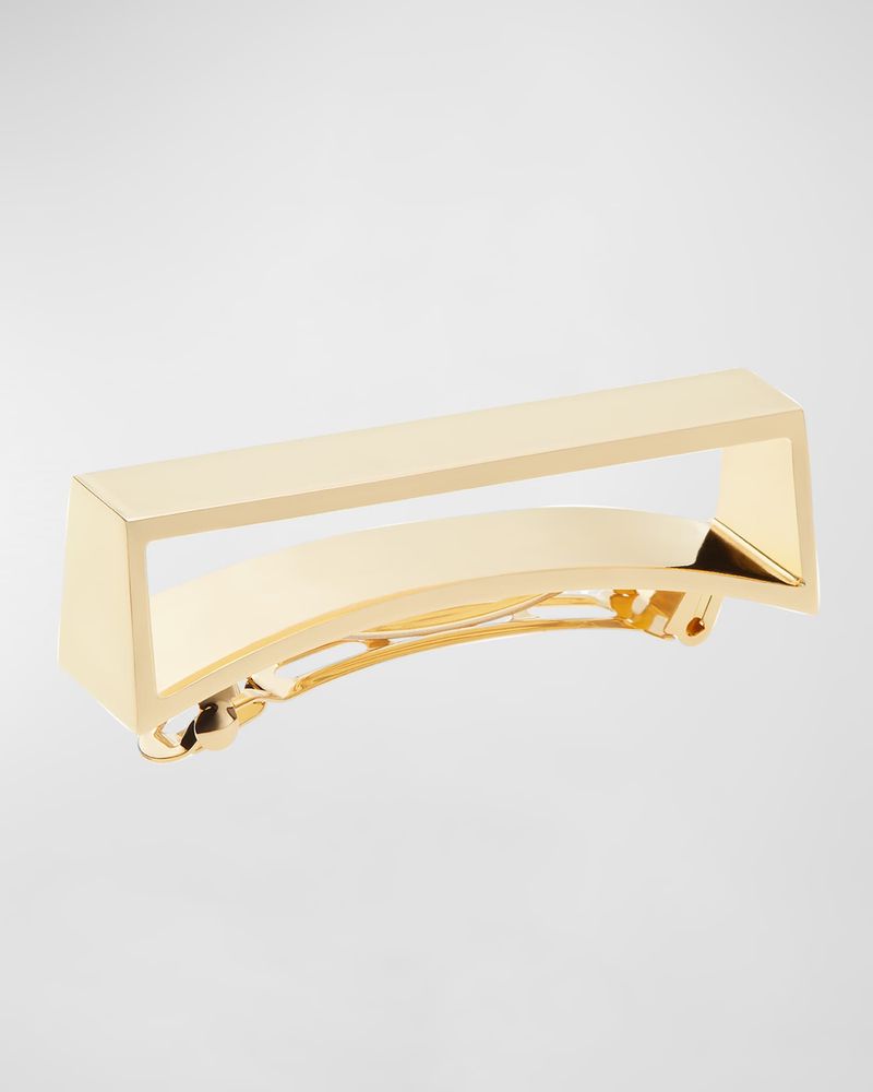 Geometric Gold Clip