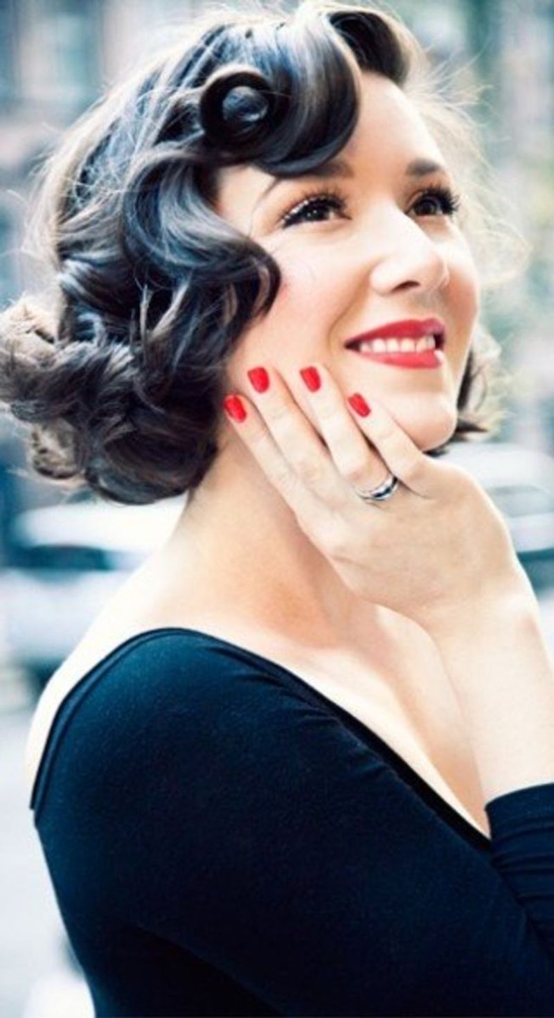 Pin Curl Bob