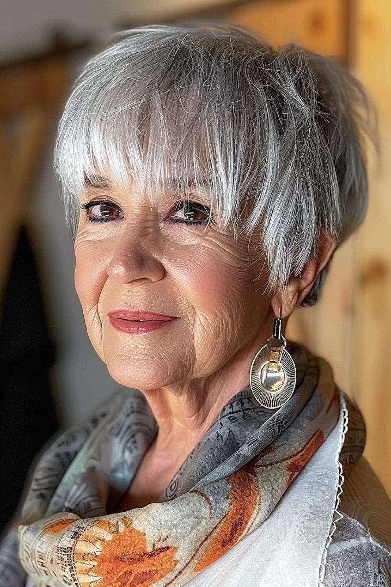 Pixie with Bangs