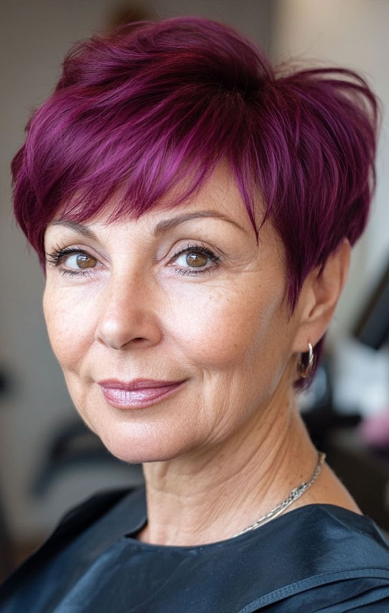 Pixie with Bold Fringe