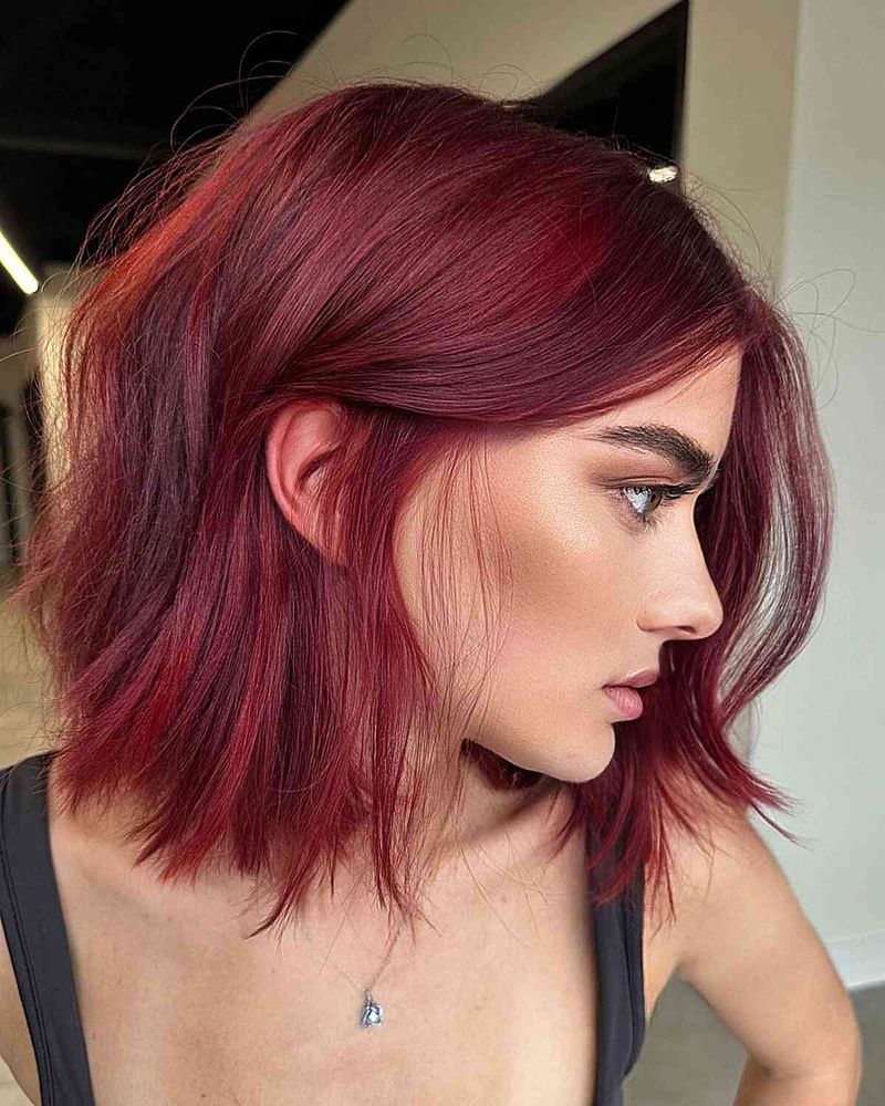 Red With Blue Undertones