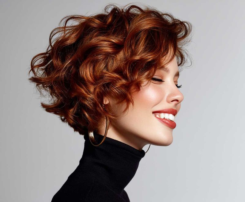 Playful Curled Pixie Bob