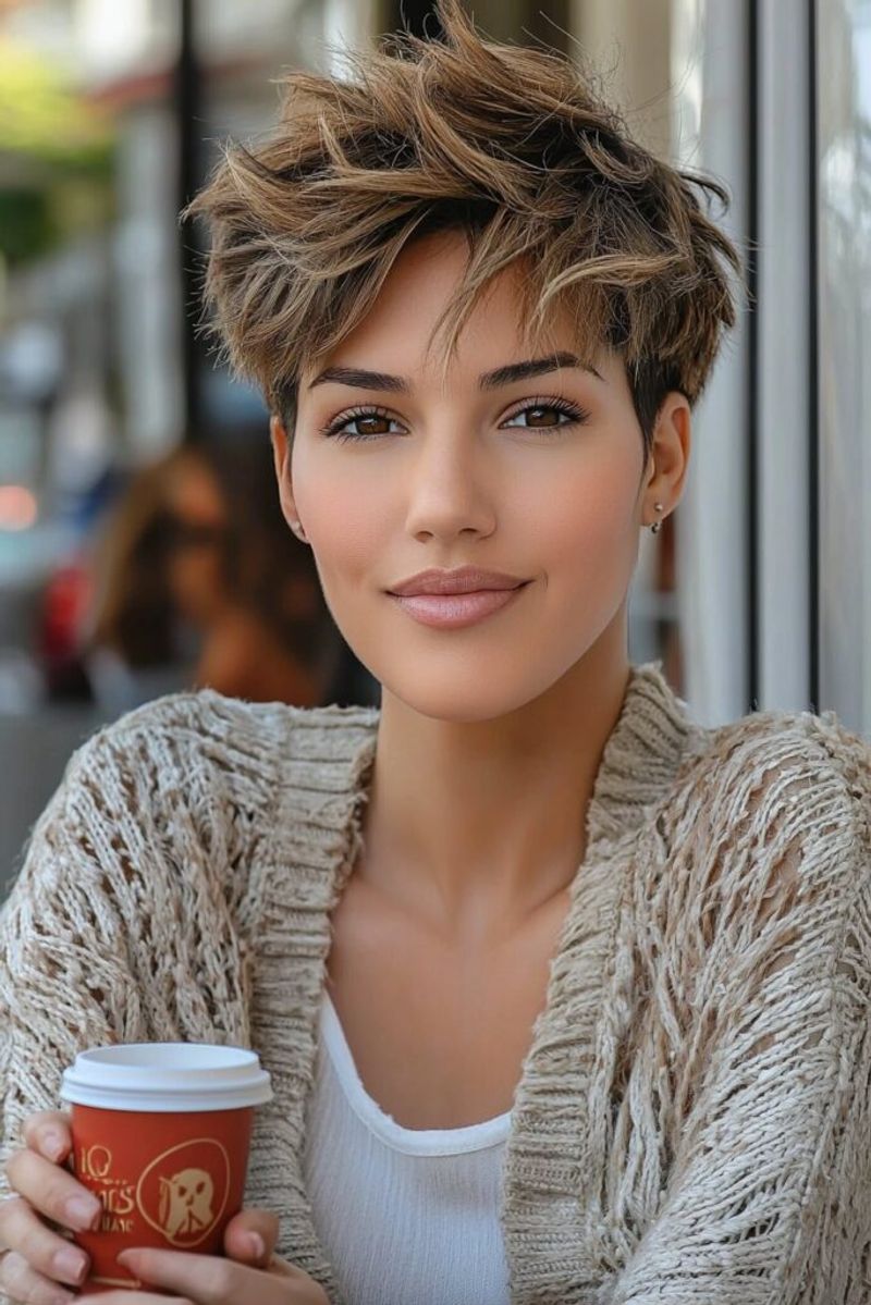 Playful Pixie with Soft Wisps