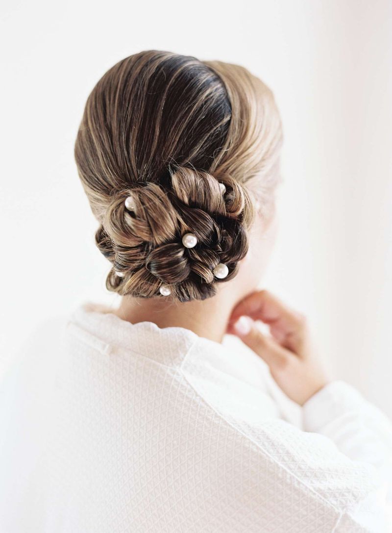 Playful Side-Swept Chignon