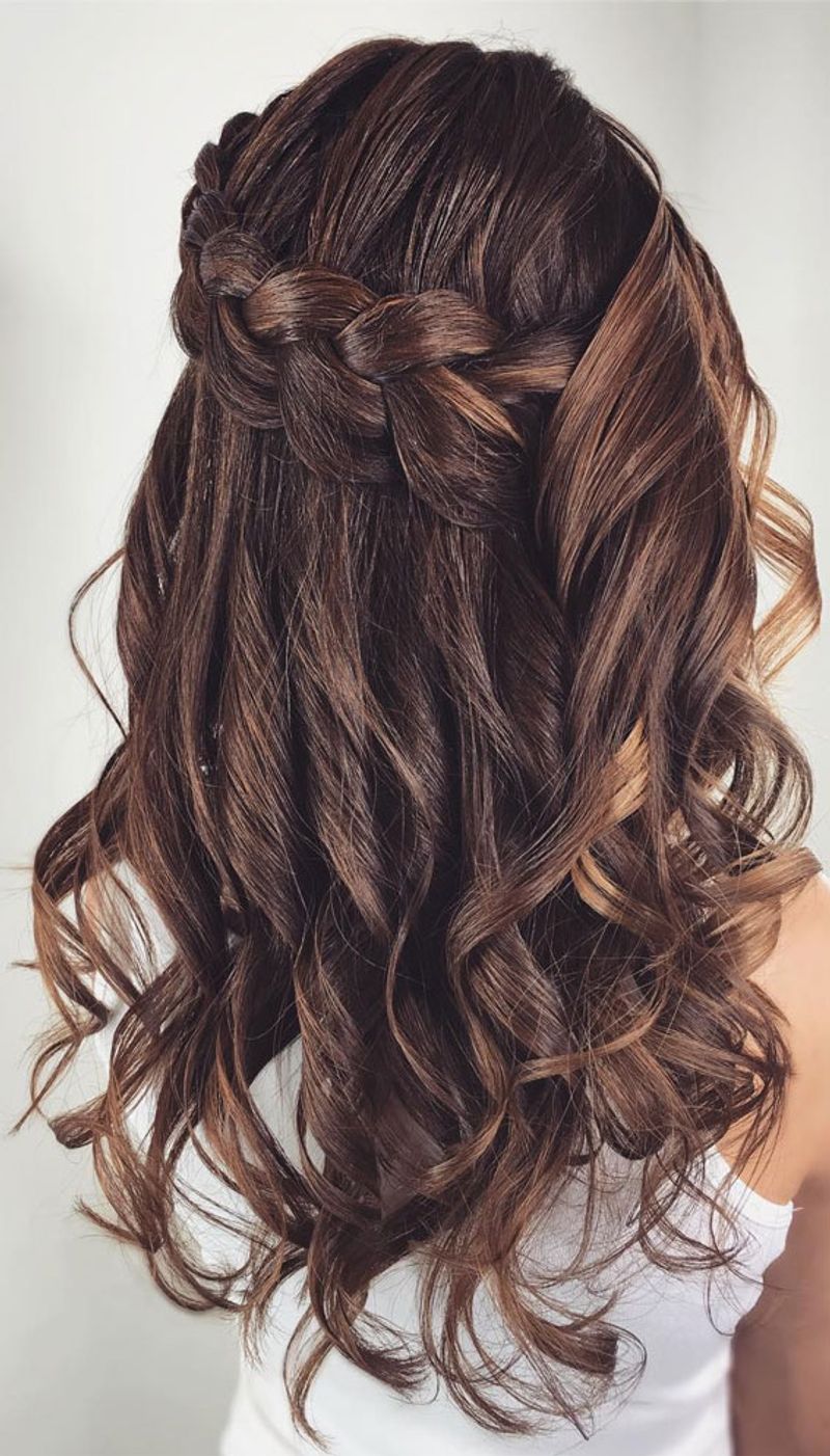 Graceful Waterfall Braid