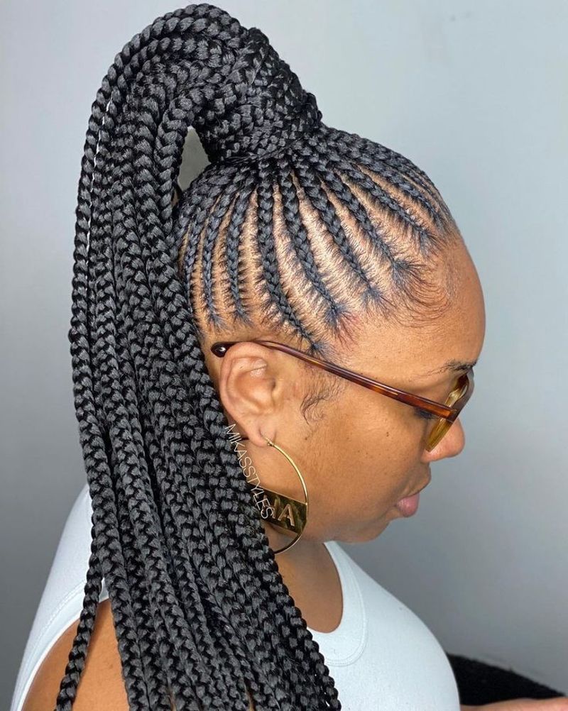 Ponytail Ghana Braids