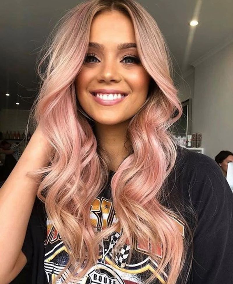 Radiant Rose Gold Locks