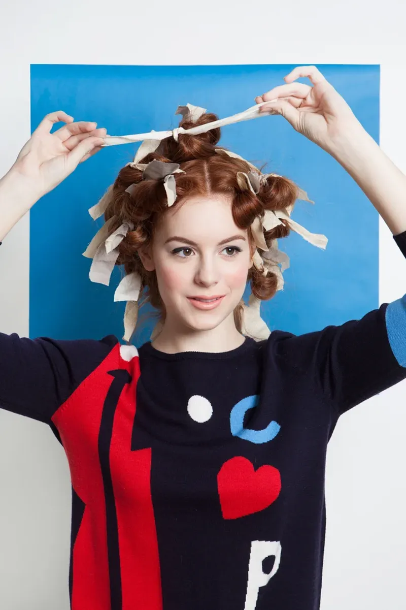 Rag Curls for Vintage Waves