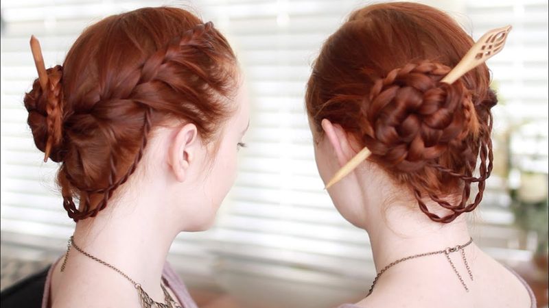 Renaissance Braided Updo