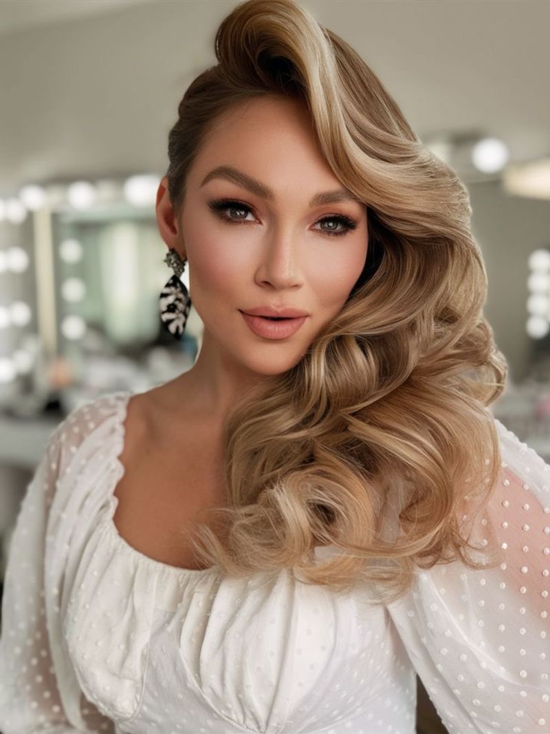 Retro Glam Waves