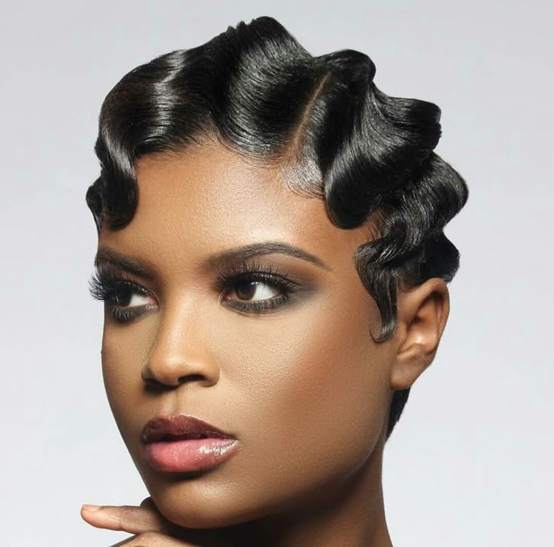 Retro-Inspired Finger Waves