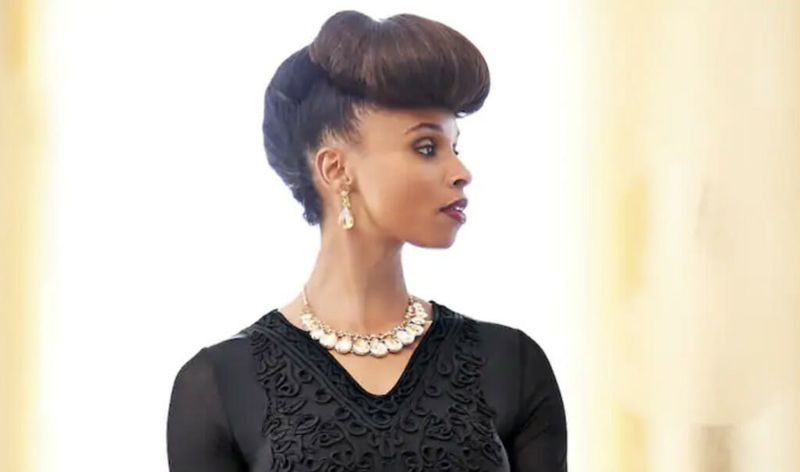 Pompadour Updo